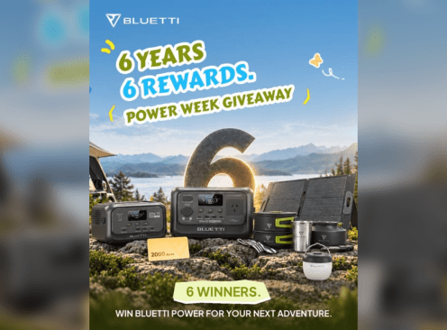Win 1 of 6 Power Week 6 Epic Rewards to 6 Lucky Winners - Bluetti Australia