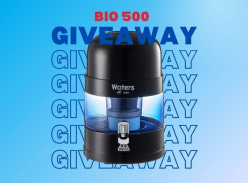 Win a Premium BIO 500 Bench Top Water Filter - Waters Co Filters