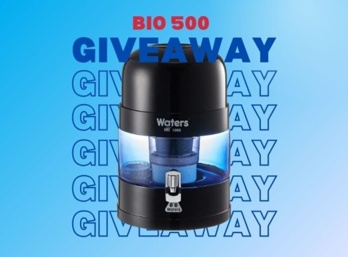 Win a Premium BIO 500 Bench Top Water Filter - Waters Co Filters