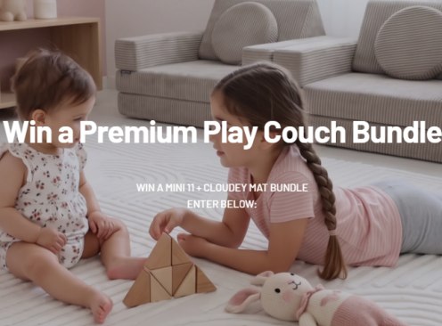 Win a Premium Play Couch Bundle - Loungey