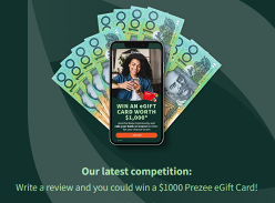 Win a $1K Prezzee Gift Card