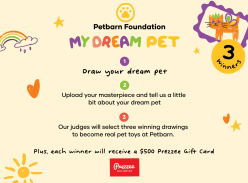 Win 1 of 3 $500 Prezzee Gift Cards & a Pet Toy - Petbarn