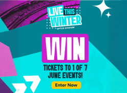 Win 1 of 7 Prize Packs for Winter Live Event