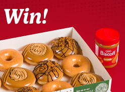 Win 1 of 10 Prizes of a Biscoff Dozen Doughnuts