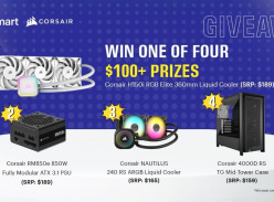 Win 1 of 4 $100 & Prizes from Umart X Corsair