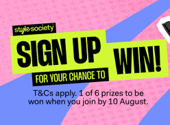 Win 1 of 6 Prizes