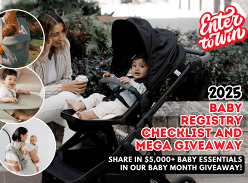 Win 1 of 20 Amazing Prizes to Tick off your Baby Registry