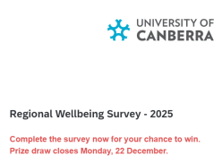 Win 1 of 17 Prizes - University of Canberra