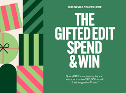 Win a share in over $15K in Wintergarden prizes