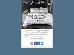 Win Queen or King Canningvale prize pack