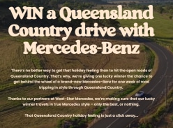 Win a Queensland Country Drive with Mercedes-Benz for 5 Days