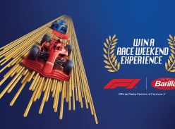 Win a Race Weekend Experience or an Exclusive Barilla Merchandise Pack - Barilla