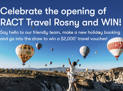 Win a $2K RACT Travel Voucher