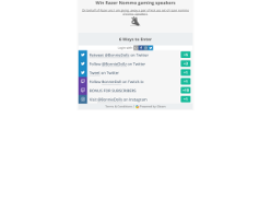 Win Razer Nommo gaming speakers