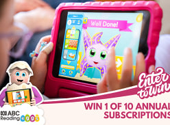 Win 1 of 10 Reading Eggs Subscriptions