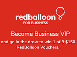 Win 1 of 3 $150 Red Balloon Vouchers