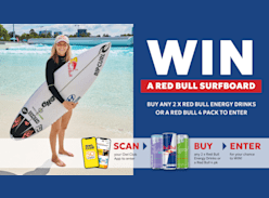 Win a Red Bull Surfboard - Night Owl Convenience