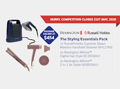 Win a Remington & Russell Hobbs Styling Pack - Retravision