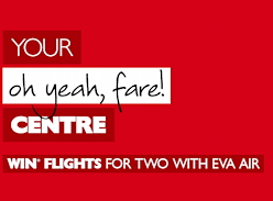 Win Return Economy Flights for 2 Adults Flying EVA Air