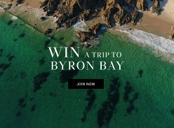 Win Return Flights for 2 to Byron Bay, 2 Night Apartment Stay, Gift Vouchers, Meals