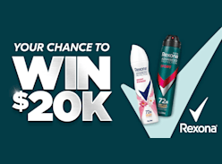 Win $20k with Rexona - Chemist Warehouse