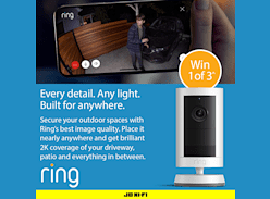Win 1 of 3 Ring Outdoor Security Cameras