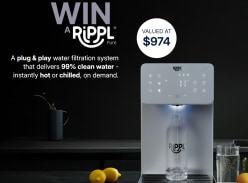 Win a Rippl Water Filtration System