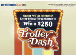 Win 1 of 40 $250 Ritchies Gift Cards - Ritchies