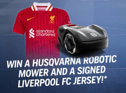 Win a Robotic Lawnmower and Signed Liverpool FC Jersey