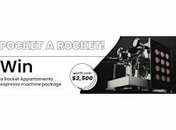 Win a Rocket Appartamento Home Espresso Machine Package
