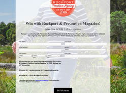 Win Rockport & Prevention Magazine Prizes