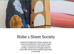 Win a Rollie X Sheet Society Prize Pack