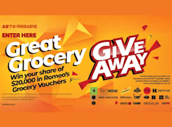 Win a Share of $20K in Romeo's Grocery Vouchers