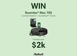 Win the Roomba® Max 705 Combo Robot & Autowash™ Dock