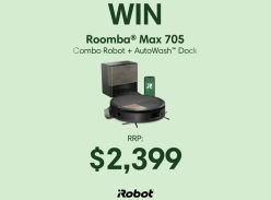 Win the Roomba&reg; Max 705 Combo Robot & Autowash&trade; Dock - iRobot Australia