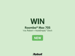 Win a Roomba Max 705 Vac Robot & Autoempty Dock