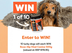 Win 1 of 10 Rose-Hip Vital Canine 500g