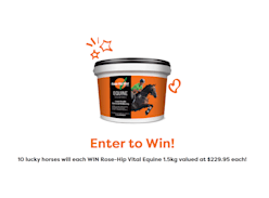 Win 1 of 10 Rose-Hip Vital Equine 1.5kg Tubs - Rose-Hip Vital