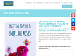 Win roses for a year!
