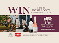 Win Rossi Boots and Visa Gift Cards