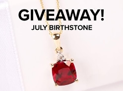 Win a Ruby & Diamond Pendant