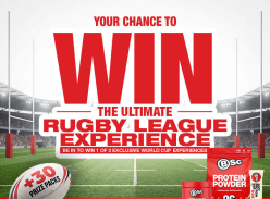 Win 1 of 3 Ultimate Rugby League Experiences - BScSupplements