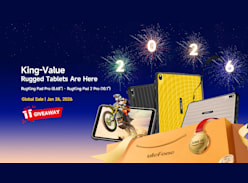 Win 1 of 2 Rugking Pad Pro 8.68" Rugged Tablets - Ulefone