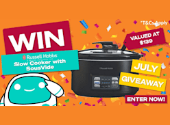 Win a Russell Hobbs Master Sous Vide Slow Cooker