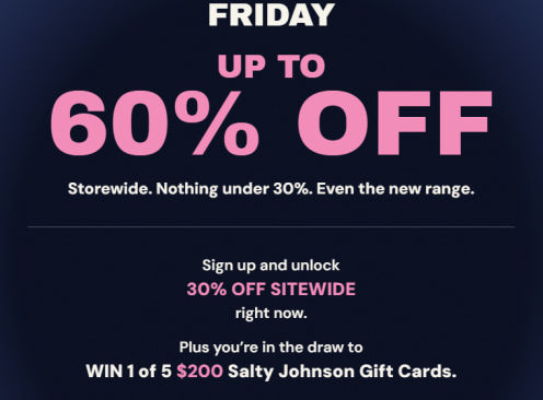 Win 1 of 5 $200 Salty Johnson Gift Cards - Salty Johnson