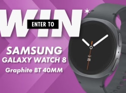 Win a Samsung Galaxy Watch 8 Graphite BT 40mm
