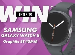 Win a Samsung Galaxy Watch 8 Graphite BT 40mm