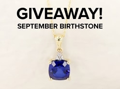 Win a Sapphire and Diamond Pendant