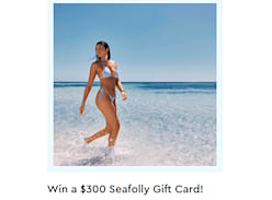 Win 1 of 3 $300 Seafolly Gift Card for Euro Summer