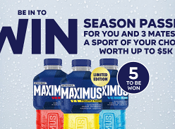 Win 1 of 5 Season Sporting Passes